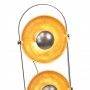 Copernico Vintage-Lampe mit drei goldenen Köpfen E27