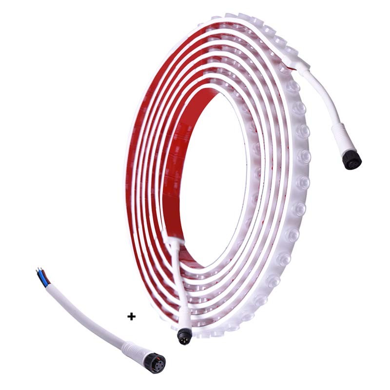 Flexibler LED RGB Wandfluter 24V DC - 5 Meter - 2700K - IP67 - Ausseneinsatz