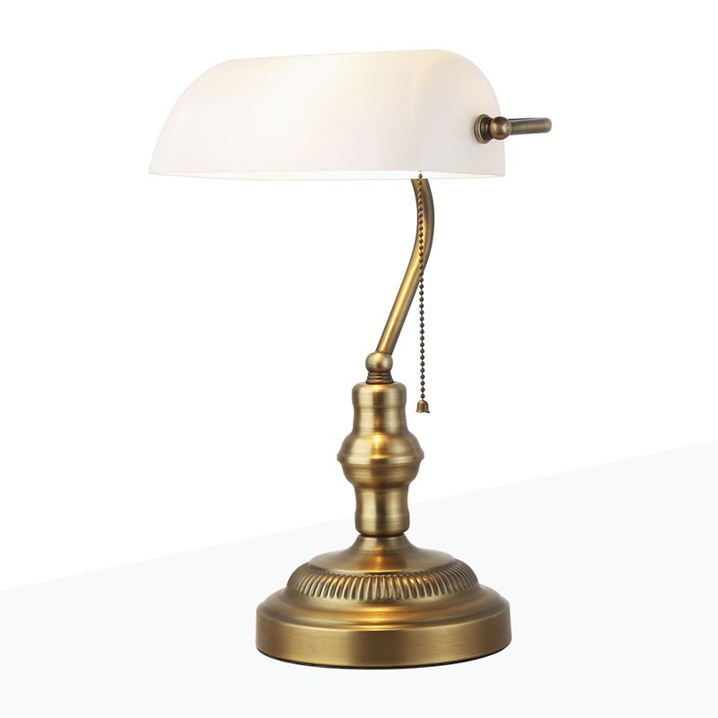 BANQUERO vintage Tisch- und Schreibtischlampe E27