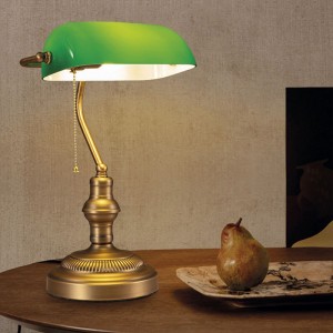 BANQUERO vintage Tisch- und Schreibtischlampe E27