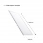 6er Pack x Slim LED Panels 120x30cm - Philips Treiber - 44W - UGR19 - Abmessungen