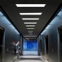 4er Pack x Slim LED Panels 120x30cm - Philips Treiber - 44W - UGR19 - Arbeitsplatz, Büroleuchte, Klinik