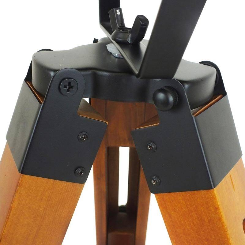 Vintage Lampe Tachicom mit Holzstativ Vintage Lampe Tachicom mit Holzstativ