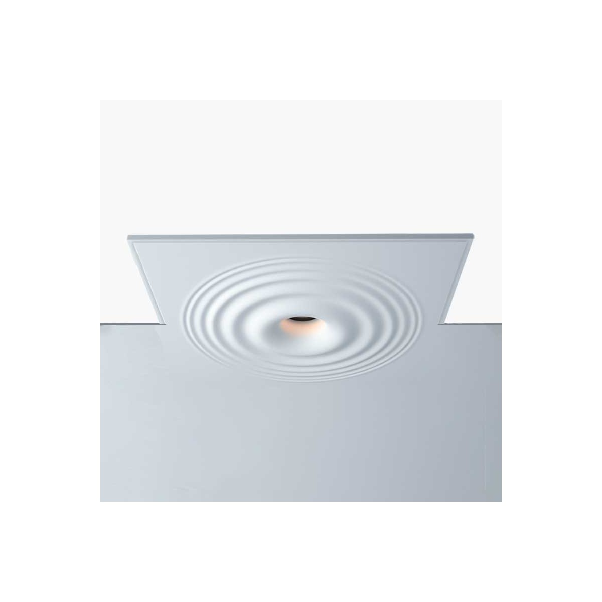 Gipseinbaustrahler für Gipskarton mit Welleneffekt 200x200 - GU10