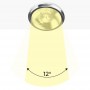LED Lampe AR111 12W dimmbar - mit externem Treiber 12° - Öffnungswinkel