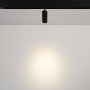 LED-Schienenstrahler für Magnetschiene 48V - 6W - Schwarz - Neutralweiß