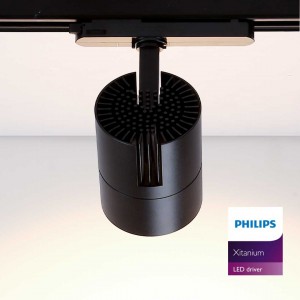 3-Phasen LED-Schienenstrahler CCT 42W - CRI 95 - integrierter Philips  Xitanium-Treiber