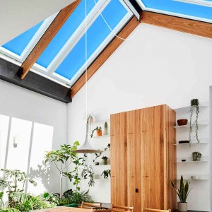 LED-Panel „SMART Blue Skylight“ Deckenhimmel Tageslicht - 100W - 120x30cm - Deckenpanel, Sonnenlicht