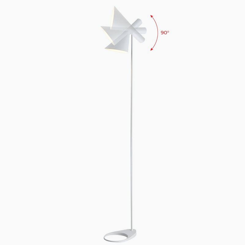 Skandinavische Stehlampe E27 - AJ Inspiration - Nordisch, lenkbar, Standfuß