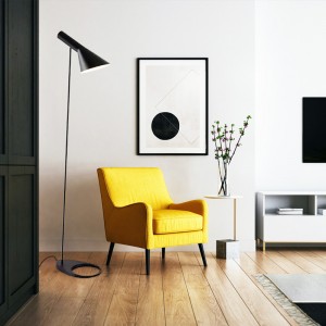 Designer Stehleuchte „Marlene“ - Inspiration Arne Jacobsen