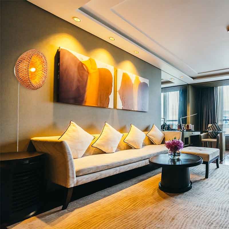 Wandleuchte aus Korbgeflecht mit Stecker „Round“ - E27 - Innenbereich Wandleuchte aus Korbgeflecht mit Stecker „Round“ - E27 - Innenbereich