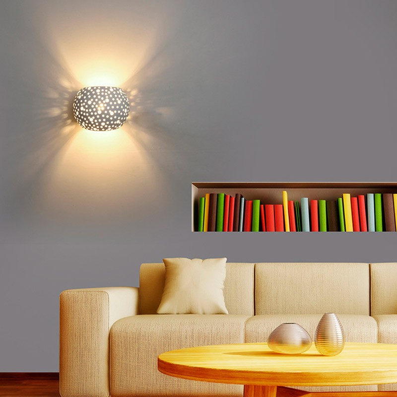 G9 Gipswandleuchte „Grim“ G9 Gipswandleuchte „Grim“