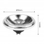 AR111 LED Lampe 12W mit GU10 Sockel - Abmessungen