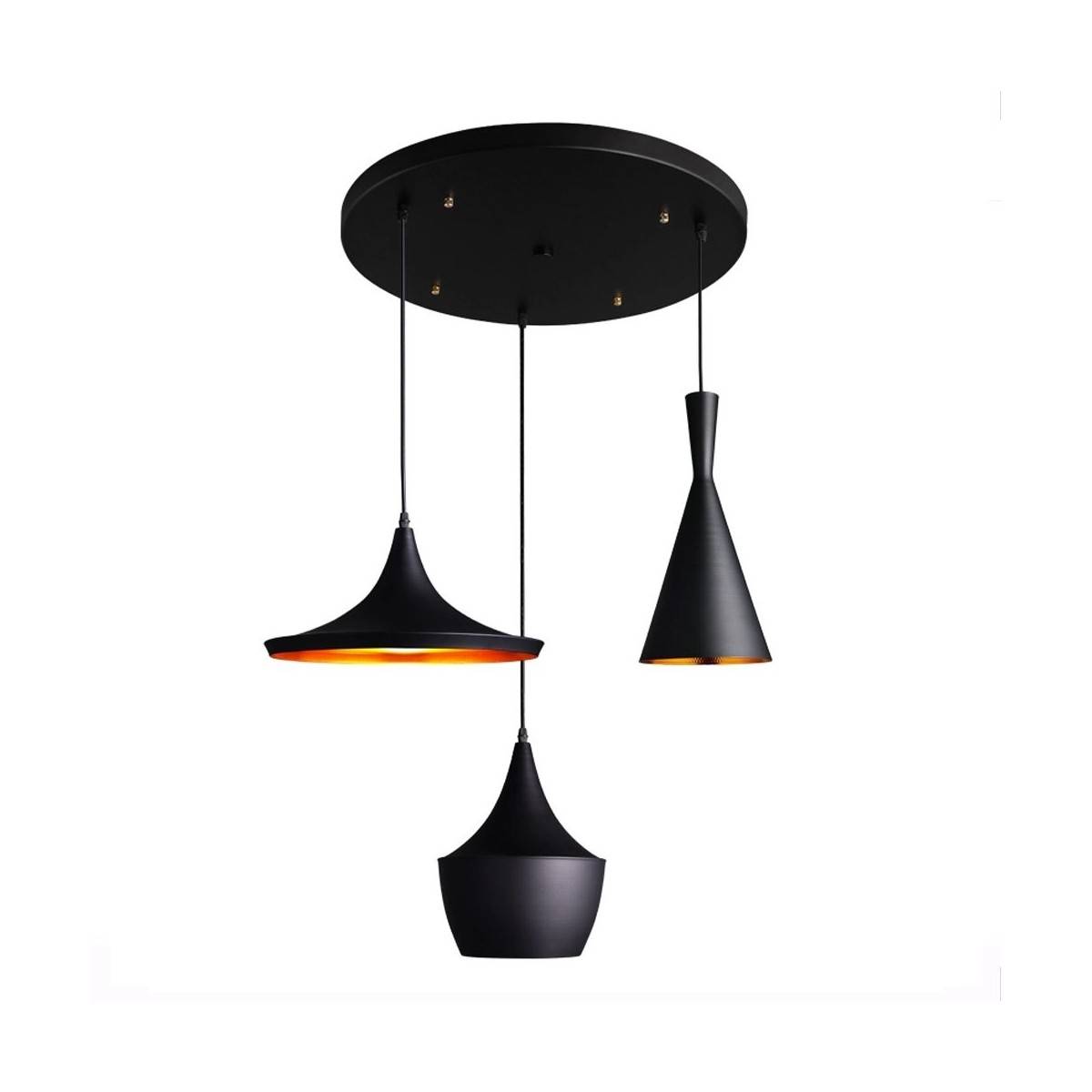 Skandinavische Pendelleuchte „Trippel“ aus Metall - Tom Dixon Inspiration