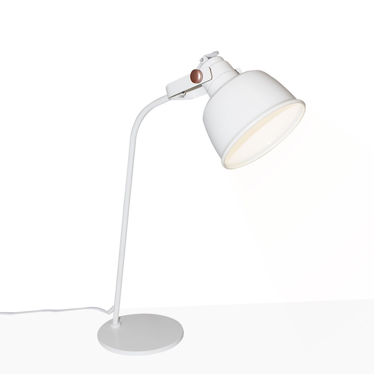 Skandinavische Tischleuchte KUKKA - Tischlampe Schreibtisch Skandi - Minimalistisch