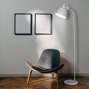 Skandinavische Stehleuchte KUKKA 165 cm - Stehlampe Wohnraum - minimalistisch