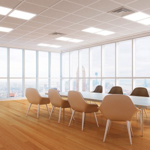 LED Einbaupanel 60x60 cm - DALI dimmbar- 44W - UGR19 - dimmbares LED Panel Büro Konferenzraum Schule Gebäude