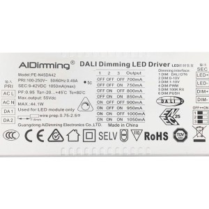 LED-Einbaupanel 120x30cm - 0-10V dimmbar - 44W - UGR19 - LED Treiber enthalten