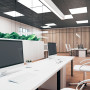 LED Einbaupanel 60x60cm - DALI dimmbar- 44W - UGR19 - dimmbares LED Panel Büro Konferenzraum Schule Gebäude