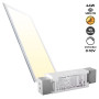 LED-Einbaupanel 120x30cm - 0-10V dimmbar - 44W - UGR19 - neutralweiss