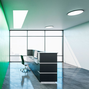 LED-Einbaupanel 120x30cm - PUSH dimmbar - 44W - UGR19 - Büro, Konferenzraum, Schule