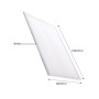 LED-Einbaupanel 120x60cm - TRIAC dimmbar - 72W - UGR19 - LED Panel Abmessungen