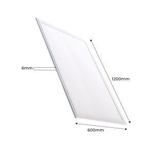 LED-Einbaupanel 120x60cm - TRIAC dimmbar - 72W - UGR19 - LED Panel Abmessungen