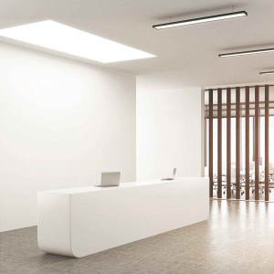 LED-Einbaupanel 120x60 cm - PUSH dimmbar- 72W - UGR19 - Büro Schule Konferenzraum Klinik