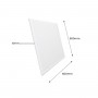 LED Einbaupanel 60x60cm - DALI dimmbar- 44W - UGR19 - Panel Abmessungen