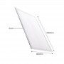 LED-Einbaupanel 120x60 cm - 0-10V dimmbar - 72W - 6500 lm - UGR19 - LED Panel Abmessungen