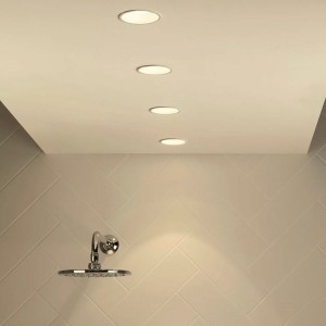 Wasserdichtes LED-Einbaudownlight - IP65 - 15W - Ausschnitt Ø 145-160mm