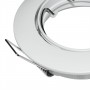 Schwenkbarer Downlight-Ring für GU10 / MR16 Leuchtmittel - Einbauöffnung Ø72 mm - Einbaufedern