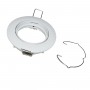 Schwenkbarer Downlight-Ring für GU10 / MR16 Leuchtmittel - Einbauöffnung Ø72 mm - Einbaufedern