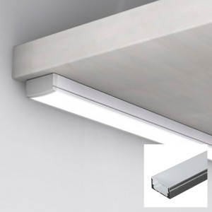 aluminiumprofil für oberflächenmontierte led-streifen 17x8mm