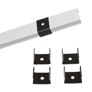 aluminium profil für oberflächenmontierte led streifen 17x8mm _ Weiß