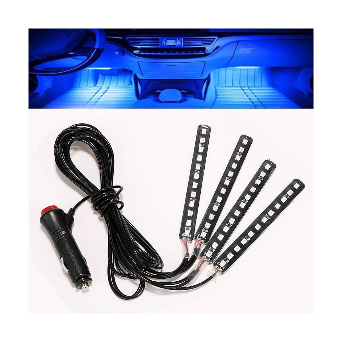 Car LED Kit für RGB 12V mit IR-Fernbedienung