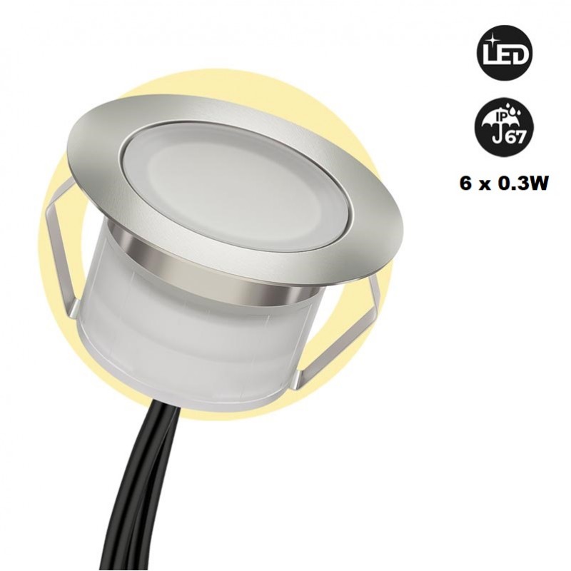 Einfarbiger LED-Strahler-Bausatz 30x19mm mit wasserdichtem Gehäuse