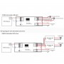 Einfarbiger AC TRIAC Controller - DMX Dimmer - 2 Kanäle 1,2A/Kanal - 100-240V - Sunricher - Mindesthelligkeit