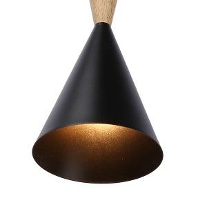 Skandinavische Pendelleuchte „Exan“ - E27 - „Beat Tall“ TOM DIXON Inspiration - Hängelampe schwarz