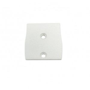 Endkappe für Alu-Profil für Doppel-LED-Streifen 23,5 x 22,6 mm - weiß