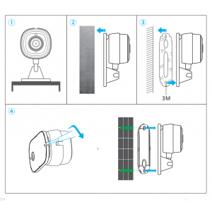 Überwachungskamera SONOFF CAM Slim Smart - WLAN - 1080P - FHD - Alarm - Bewegungsmelder - Montagen