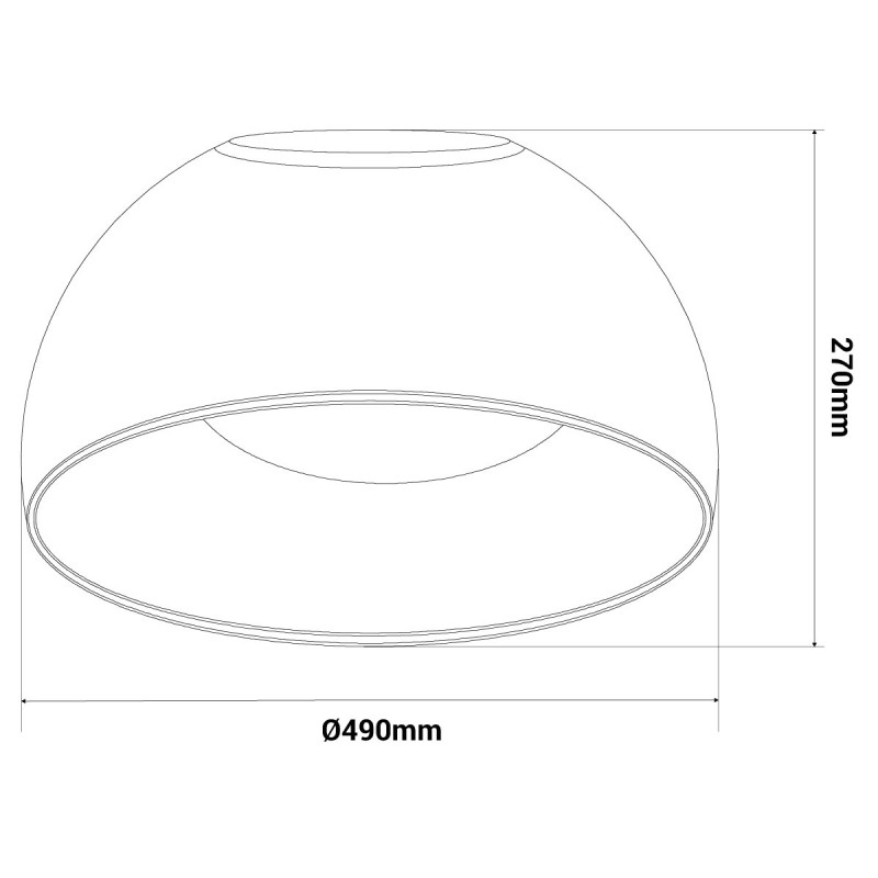 LED-Deckenleuchte „Gina“ - Holzoptik - CCT 3000K - 4000K - 40W