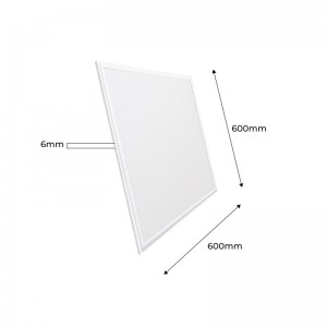 8er Pack x Slim LED Panels 60x60cm - Philips Treiber - 44W - UGR19 - Abmessungen