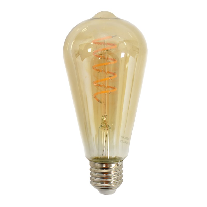LED-Glühbirne ST64 Dimmbar Retro Retro 4W Vintage Edison E27