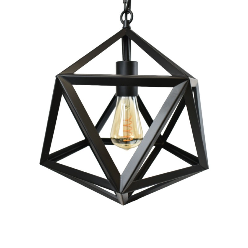 Skandinavische Ikosaeder-Pendelleuchte KODA - Ikosaeder Lampe E27 Skandinavische Ikosaeder-Pendelleuchte KODA - Ikosaeder Lampe E27