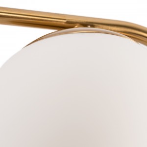 Dreifach Opalglaskugel Deckenleuchte „Talí“ - 3 x E27 - in Gold