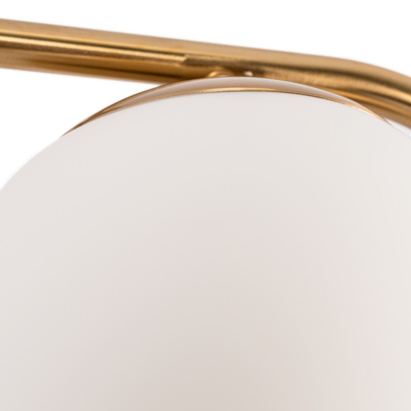 Dreifach Opalglaskugel Deckenleuchte „Talí“ - 3 x E27 - in Gold