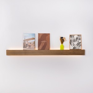 Wandleuchte aus Holz „Wooden“ - Dimmbar - 24W - 100 cm - Bücherregal Lampe