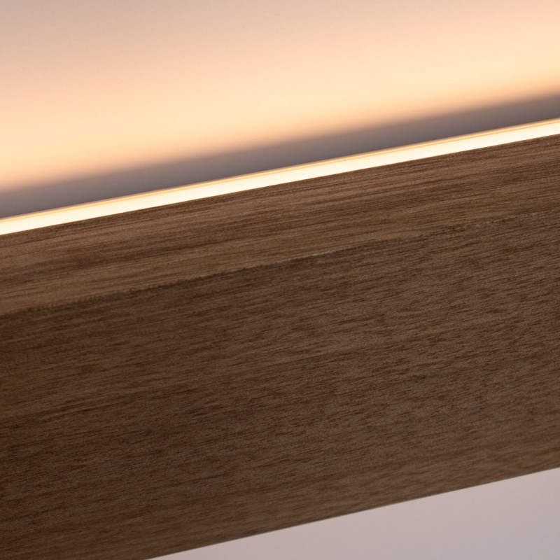 Wandleuchte aus Holz „Wooden“ - Dimmbar - 24W - 100 cm - Wand - Helligkeitsregler Wandleuchte aus Holz „Wooden“ - Dimmbar - 24W - 100 cm - Wand - Helligkeitsregler