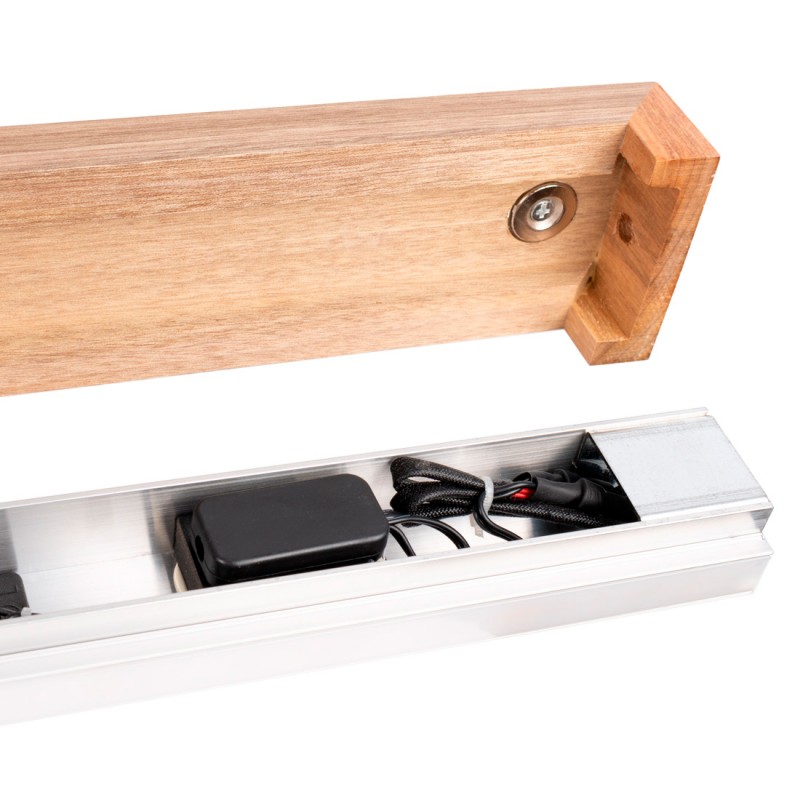 Wandleuchte aus Holz „Wooden“ - Dimmbar - 24W - 100 cm - Wand - Helligkeitsregler Wandleuchte aus Holz „Wooden“ - Dimmbar - 24W - 100 cm - Wand - Helligkeitsregler